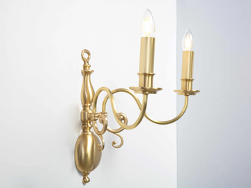 ROTTERDAM WALL LIGHT BIG - Brass wall lamp by Patinas Lighting - view 3